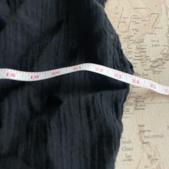 TAHARI Boxy Linen Blouse Button Back S-L - Picture 9 of 10